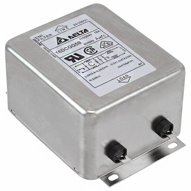 16DCGG5B Delta Electronics  Moduli di filtro di linea di alimentazione